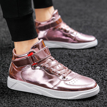 Aerofoot™ Mirror Leather Sneakers