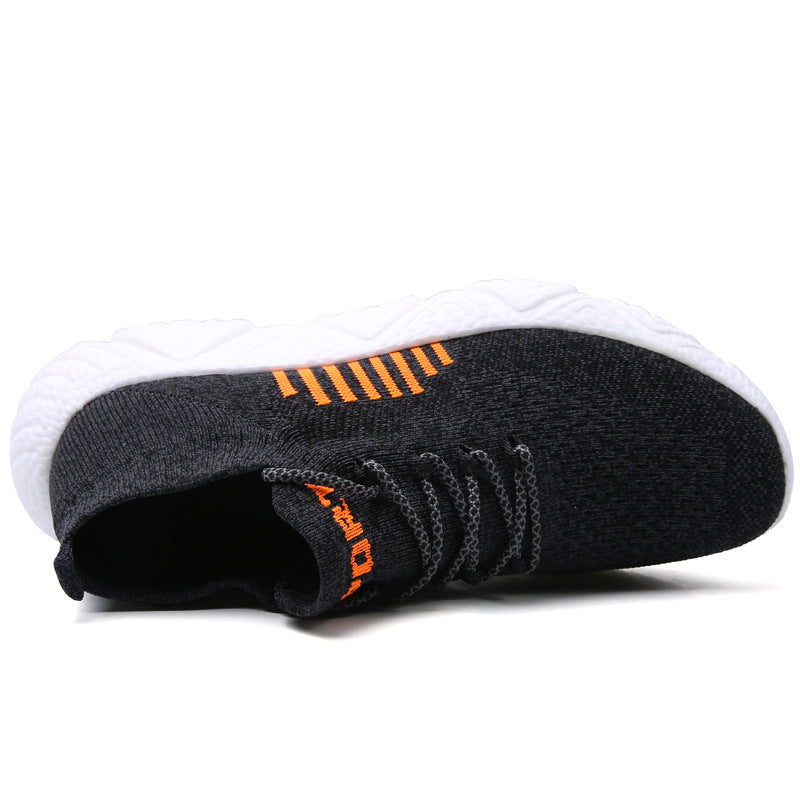 Aerofoot™ Popcorn Slip-On Sneakers – Breathable Mesh, Lightweight Foam Sole, Elastic Band, Men’s Running Shoes