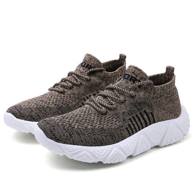 Aerofoot™ Popcorn Slip-On Sneakers – Breathable Mesh, Lightweight Foam Sole, Elastic Band, Men’s Running Shoes