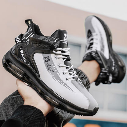 Aerofoot™ Men’s Outdoor Sneakers – Breathable PU Lace-Up Casual Running & Walking Shoes