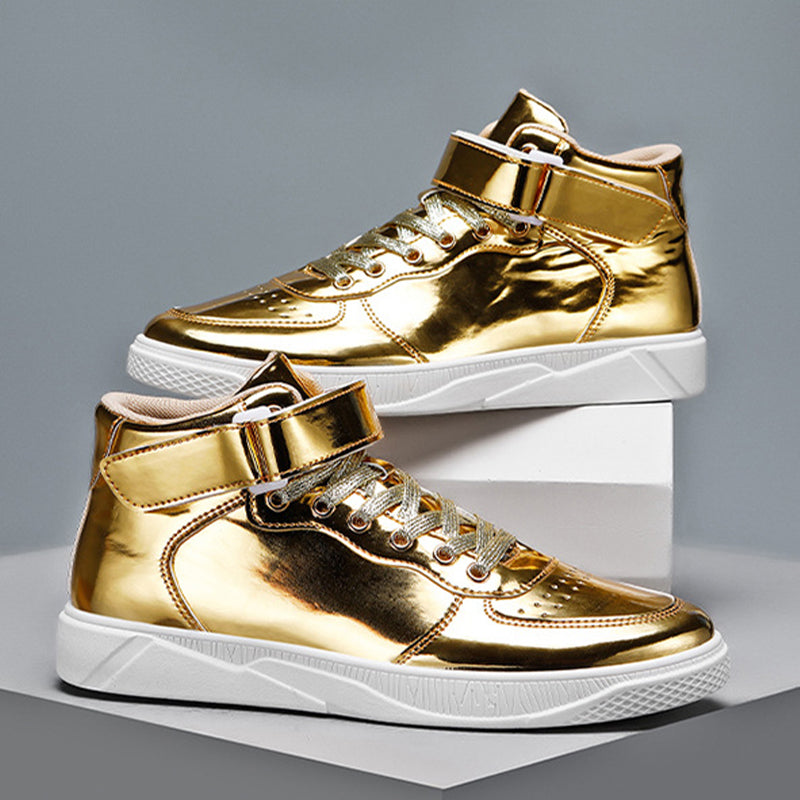 Aerofoot™ Mirror Leather Sneakers