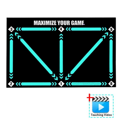 Football Training Mat + Pro Skills Video Program