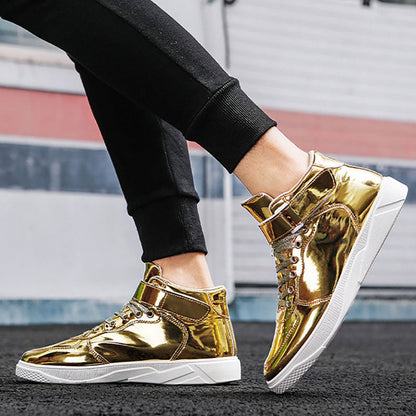 Aerofoot™ Mirror Leather Sneakers