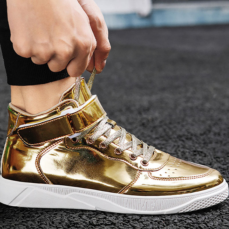 Aerofoot™ Mirror Leather Sneakers