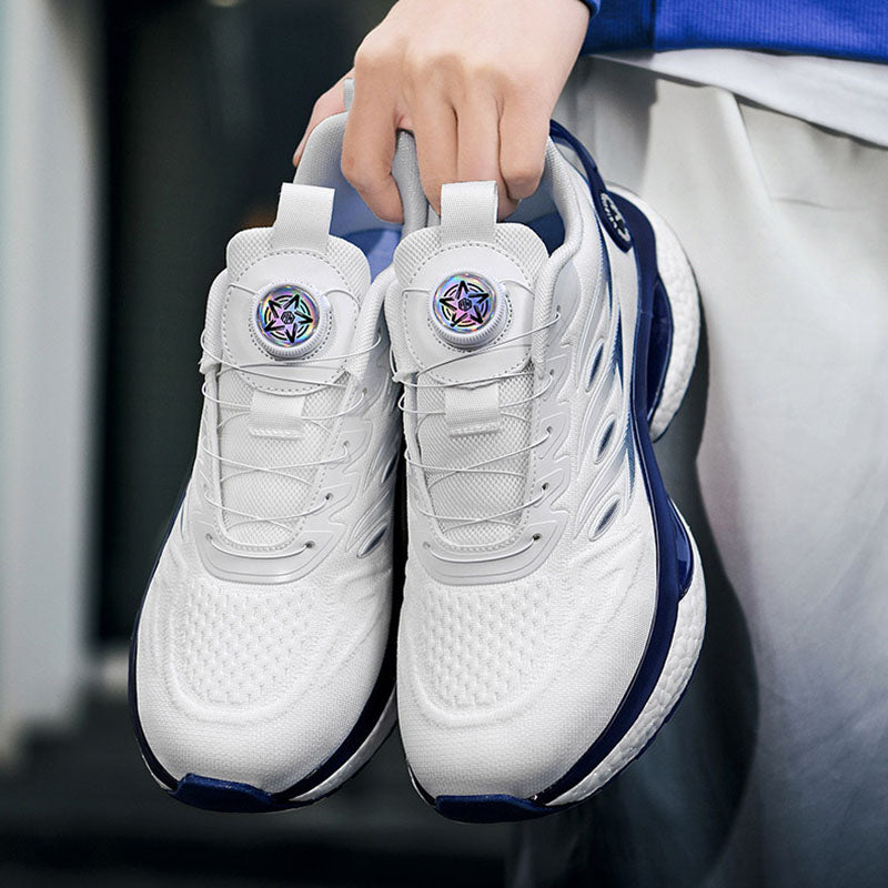 Aerofoot™ Men’s Casual Running Sneakers – Breathable Mesh, Lightweight Lace-Up Training Shoes