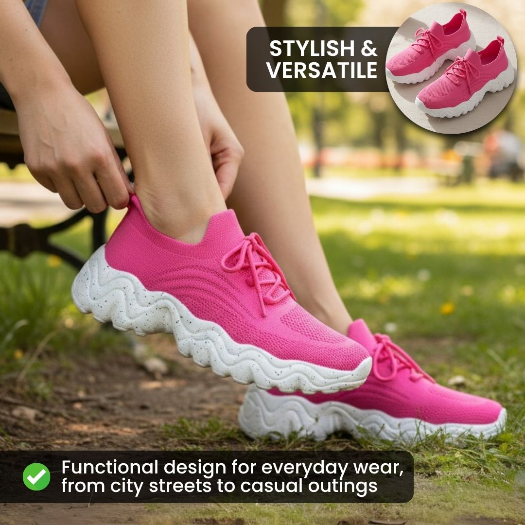 Aerofoot™ Breathable Canvas Walking Shoes for Women