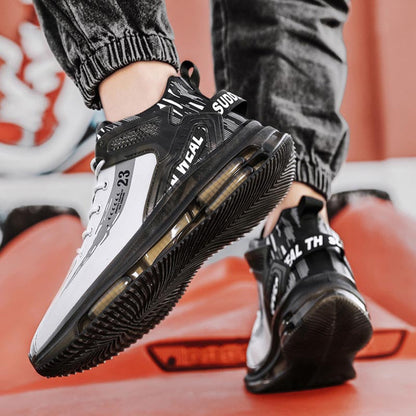 Aerofoot™ Men’s Outdoor Sneakers – Breathable PU Lace-Up Casual Running & Walking Shoes