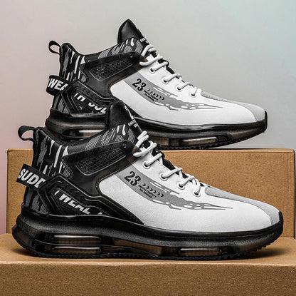 Aerofoot™ Men’s Outdoor Sneakers – Breathable PU Lace-Up Casual Running & Walking Shoes