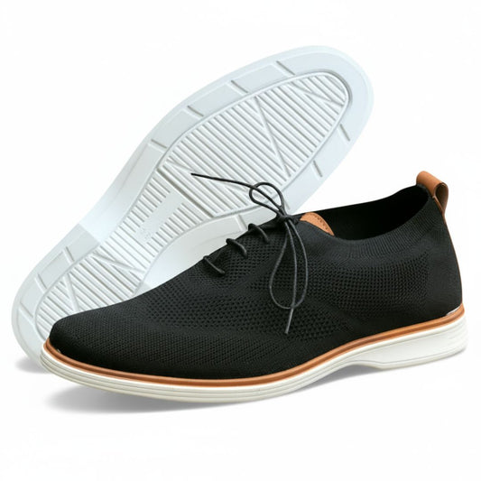 Aerofoot™ Men’s Slip-On Leather Mesh Casual Shoes