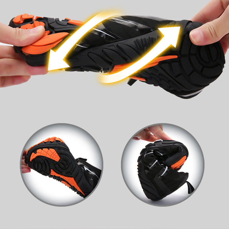 Aerofoot™ Slip-On Outdoor Hiking Shoes – Breathable Mesh, Quick-Dry, Elastic Fit, Non-Slip Rubber Sole