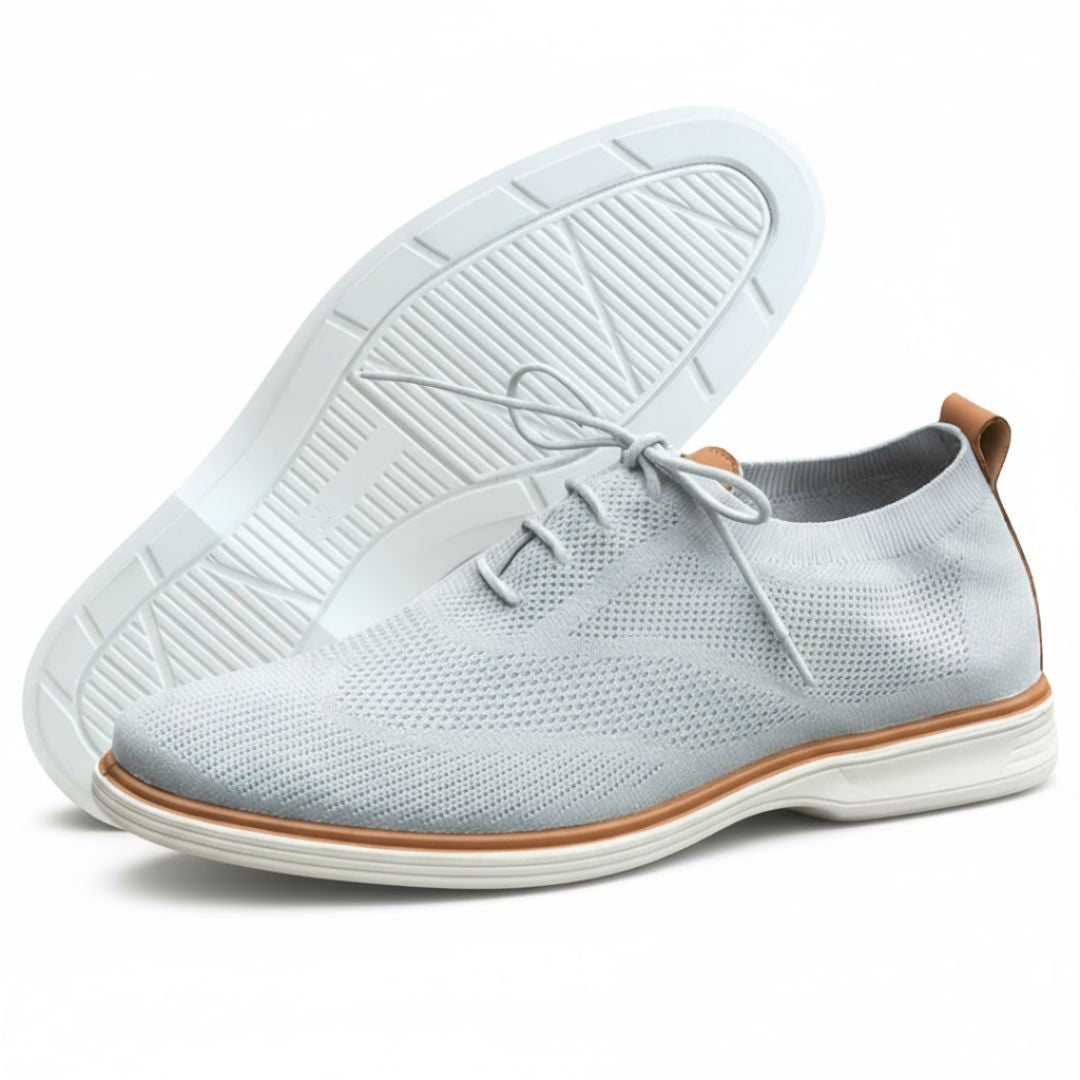 Aerofoot™ Men’s Slip-On Leather Mesh Casual Shoes