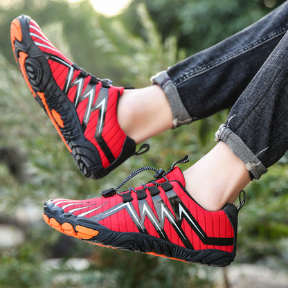 Aerofoot™ Slip-On Outdoor Hiking Shoes – Breathable Mesh, Quick-Dry, Elastic Fit, Non-Slip Rubber Sole