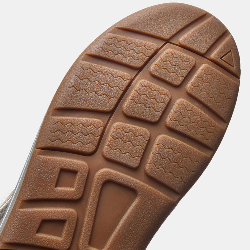 Aerofoot™ Fishbone Slip-On Flats – Hollow-Out Leather Design