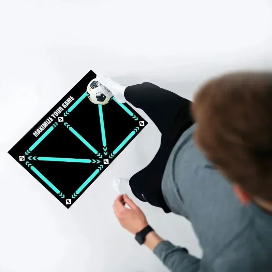 Football Training Mat + Pro Skills Video Program