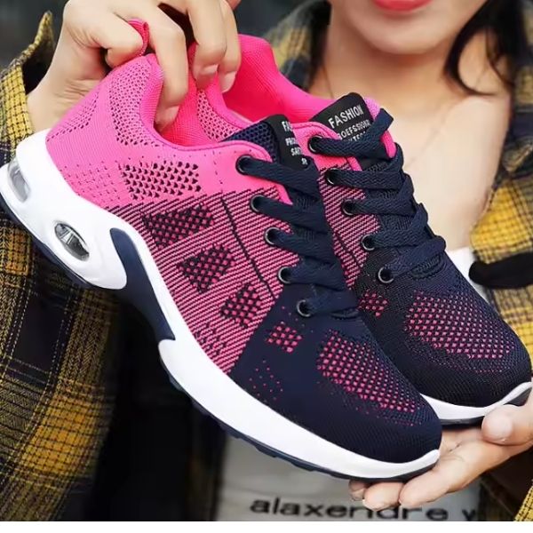 Aerofoot™ Breathable Mesh Casual Shoes – Lightweight Air-Cushioned Slip-On Sneakers