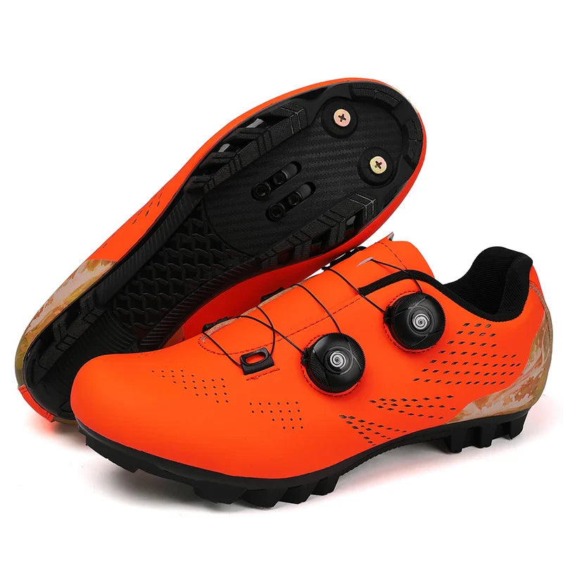 Aerofoot™ Pro-Ride – SPD-Compatible Road & MTB Cycling Shoes | Carbon Sole, Dual Lock System, Breathable Design