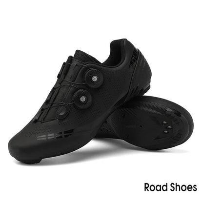 aerofoot™ Self-Locking Cycling Shoes – SPD Compatible MTB/Road Bike Footwear