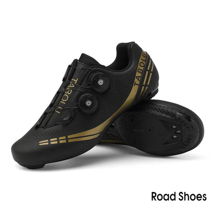 aerofoot™ Self-Locking Cycling Shoes – SPD Compatible MTB/Road Bike Footwear