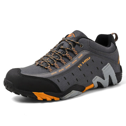 Ultimate Waterproof Hiking Shoes: Genuine Leather, Tactical Mountain Boots for Outdoor Adventurers