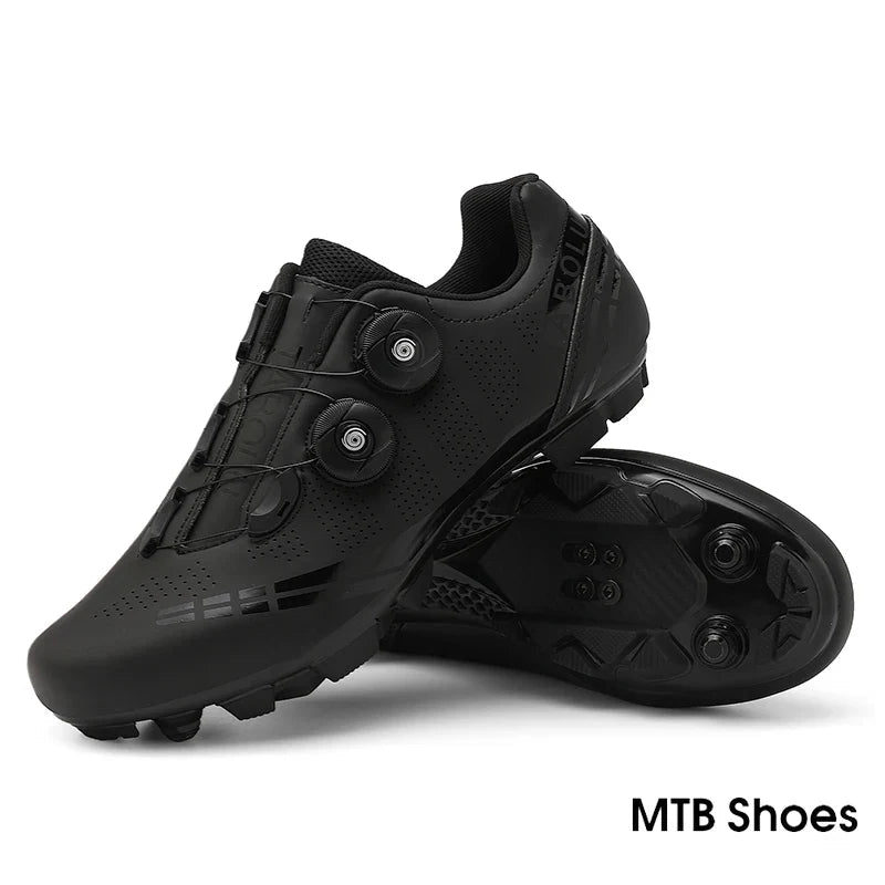 aerofoot™ Self-Locking Cycling Shoes – SPD Compatible MTB/Road Bike Footwear