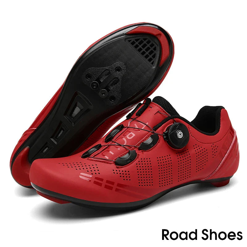 aerofoot™ Self-Locking Cycling Shoes – SPD Compatible MTB/Road Bike Footwear