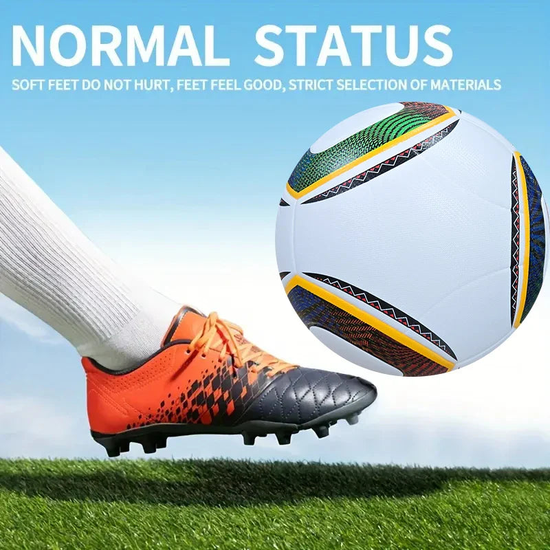 Aerofoot™ Size 5 PU Football – High-Quality Training and Match Soccer Ball for Adults and Kids