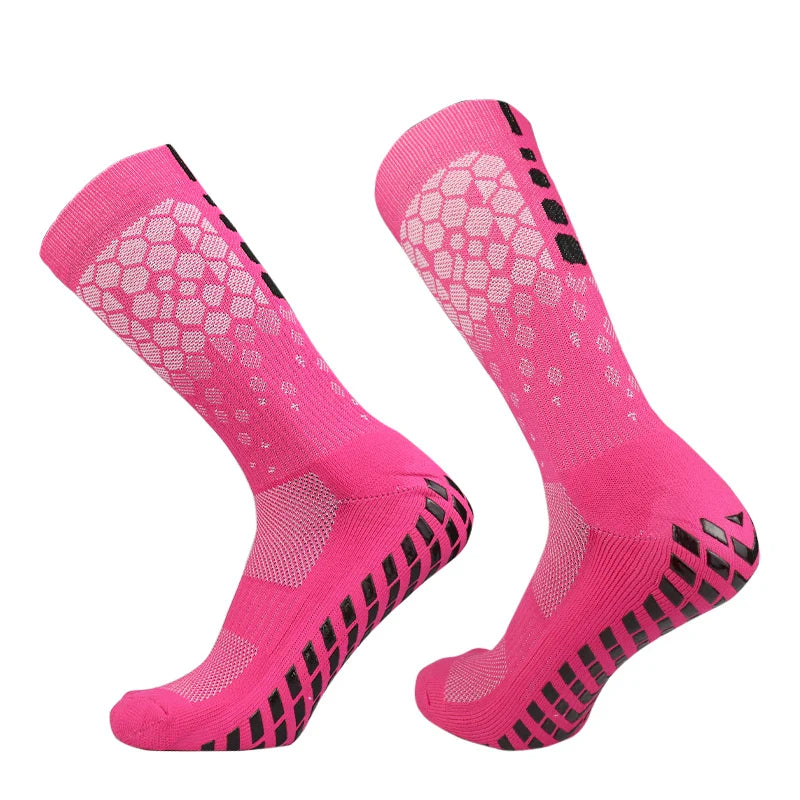Aerofoot™ Anti-Slip Football Grip Socks – Breathable Honeycomb Performance Socks for Men and Women