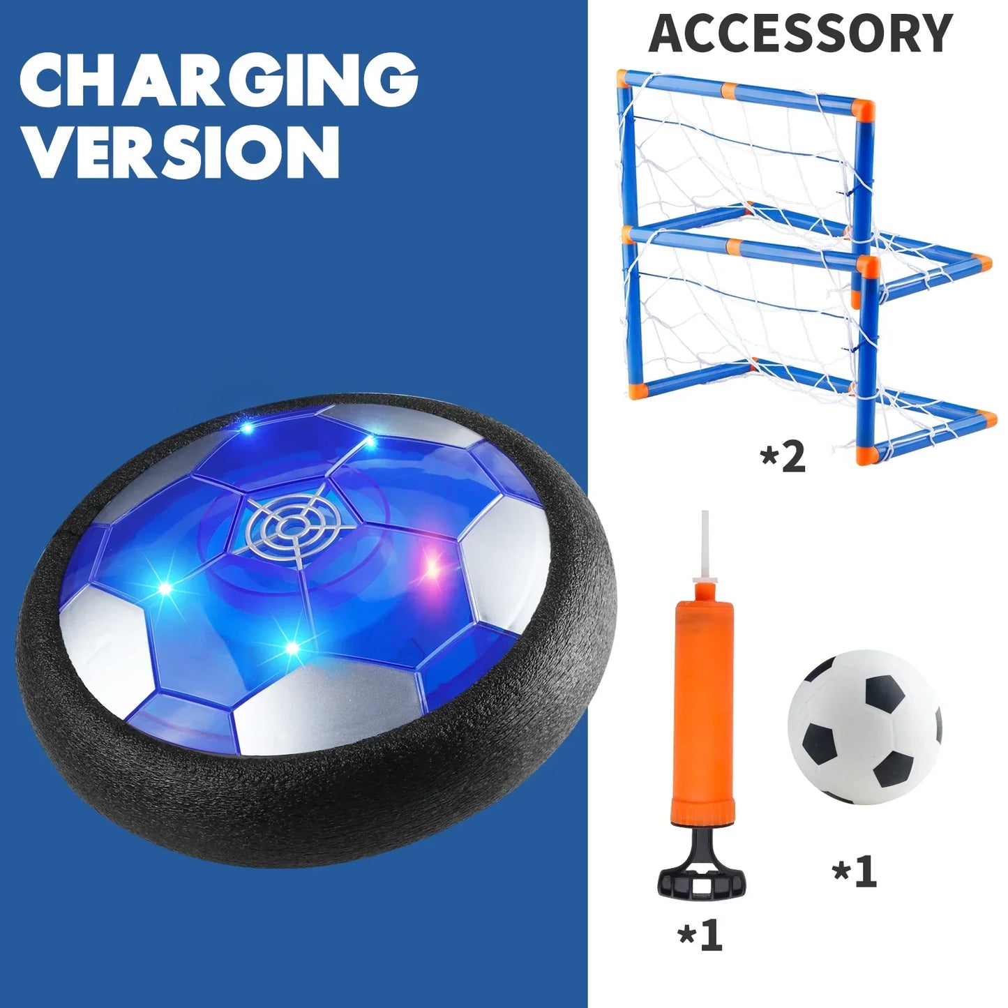 Aerofoot - Rechargeable Hover Soccer Ball Set for Kids