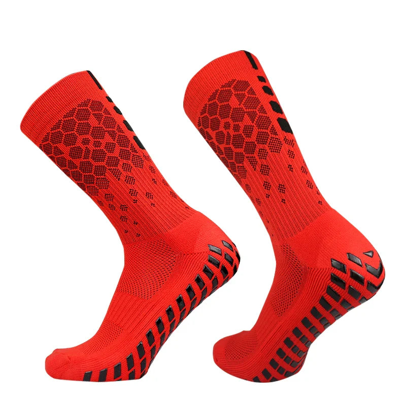Aerofoot™ Anti-Slip Football Grip Socks – Breathable Honeycomb Performance Socks for Men and Women