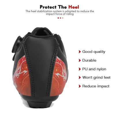 Aerofoot™ Pro-Ride – SPD-Compatible Road & MTB Cycling Shoes | Carbon Sole, Dual Lock System, Breathable Design