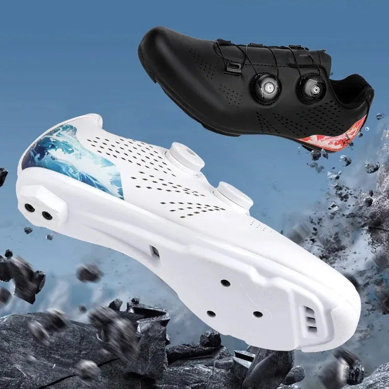 Aerofoot™ Pro-Ride – SPD-Compatible Road & MTB Cycling Shoes | Carbon Sole, Dual Lock System, Breathable Design