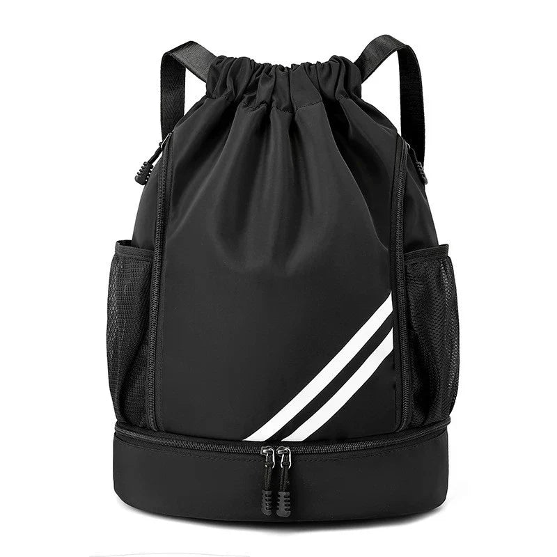 Aerofoot™ Sports Drawstring Backpack – Compact Gym Bag for Basketball, Soccer & Outdoor Training