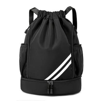 Aerofoot™ Sports Drawstring Backpack – Compact Gym Bag for Basketball, Soccer & Outdoor Training