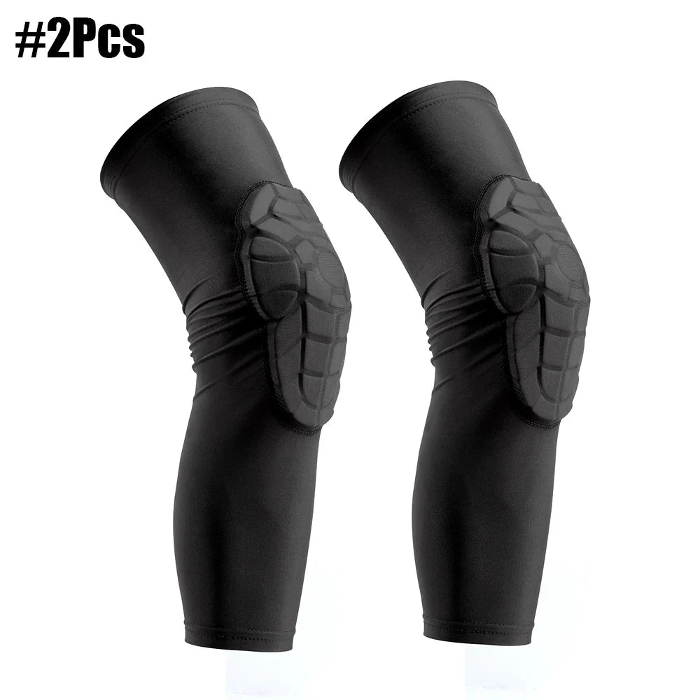 Aerofoot™ Kids Honeycomb Sports Knee Sleeves – Comfortable Compression Pads for Ages 3–12