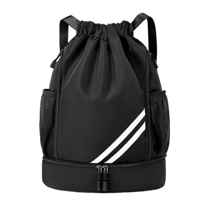 Aerofoot™ Sports Drawstring Backpack – Compact Gym Bag for Basketball, Soccer & Outdoor Training