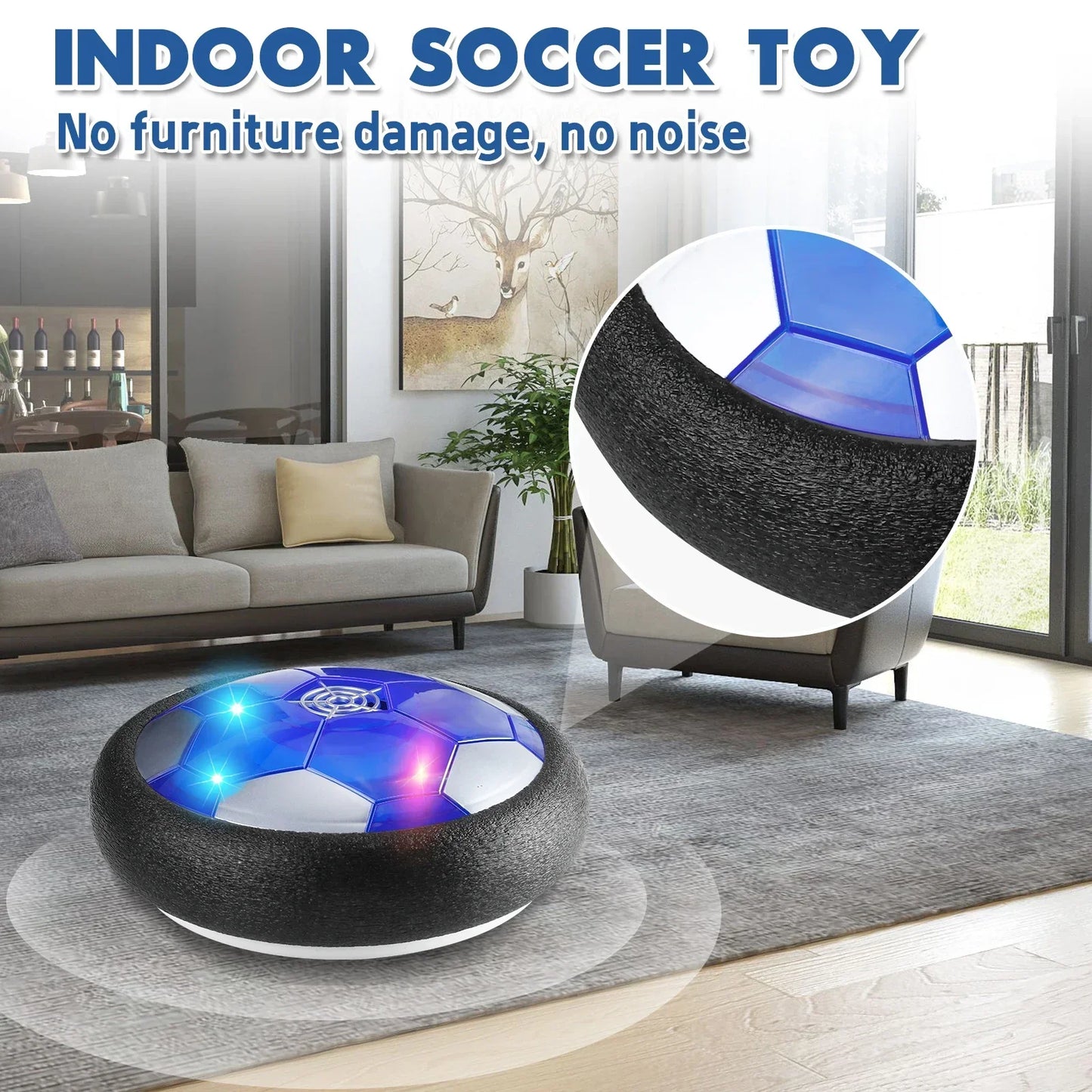Aerofoot - Rechargeable Hover Soccer Ball Set for Kids