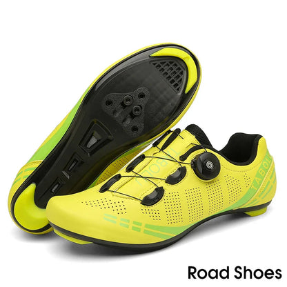 aerofoot™ Self-Locking Cycling Shoes – SPD Compatible MTB/Road Bike Footwear