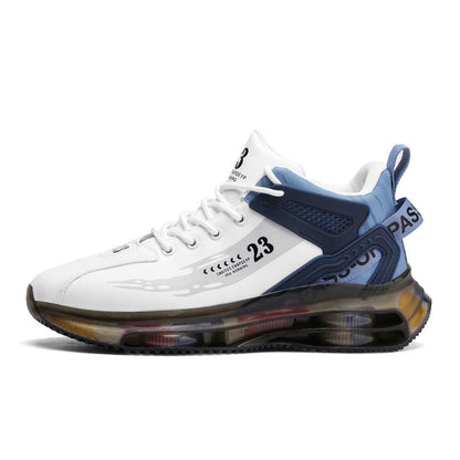 Aerofoot™ Men’s Outdoor Sneakers – Breathable PU Lace-Up Casual Running & Walking Shoes