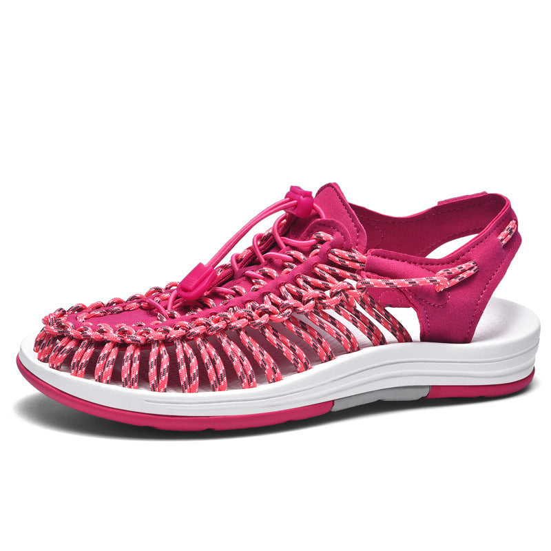 Aerofoot™ Fishbone Slip-On Flats – Hollow-Out Leather Design