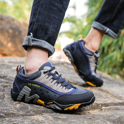 Ultimate Waterproof Hiking Shoes: Genuine Leather, Tactical Mountain Boots for Outdoor Adventurers