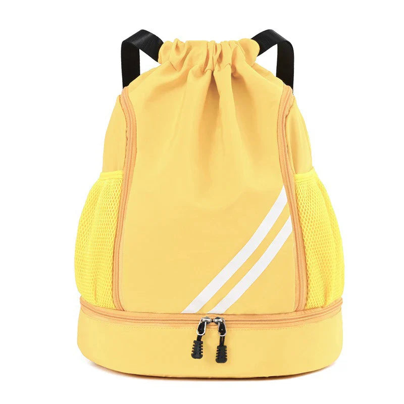 Aerofoot™ Sports Drawstring Backpack – Compact Gym Bag for Basketball, Soccer & Outdoor Training