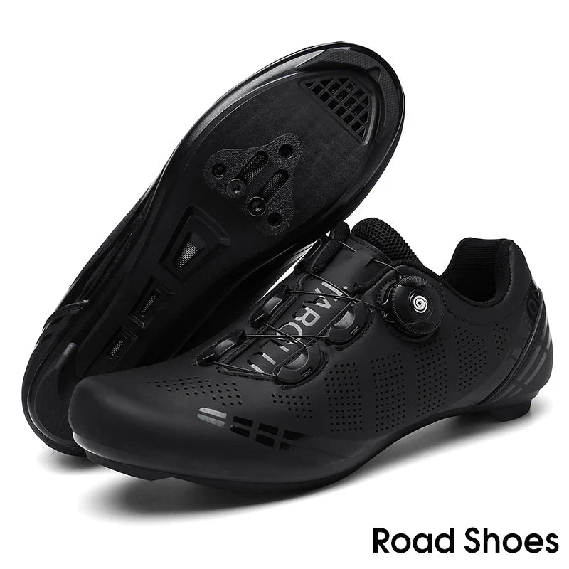 aerofoot™ Self-Locking Cycling Shoes – SPD Compatible MTB/Road Bike Footwear