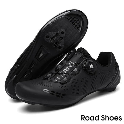 aerofoot™ Self-Locking Cycling Shoes – SPD Compatible MTB/Road Bike Footwear