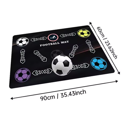 Aerofoot™ Silent Footwork Training Mat – Non-Slip Indoor Soccer