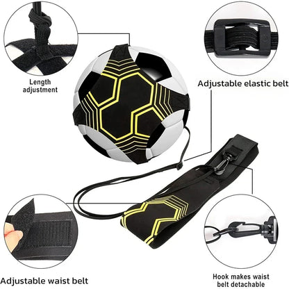Football Kick Trainer – Hands-Free Solo Practice Belt for Kids & Adults
