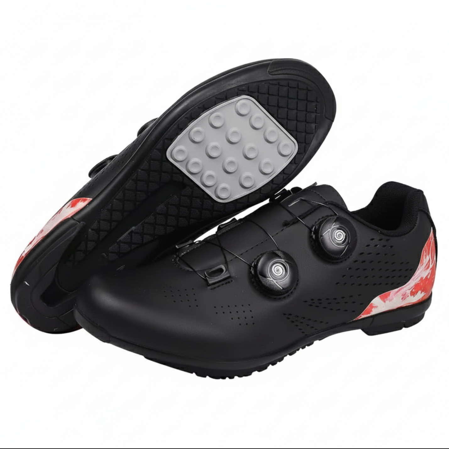 Aerofoot™ Pro-Ride – SPD-Compatible Road & MTB Cycling Shoes | Carbon Sole, Dual Lock System, Breathable Design