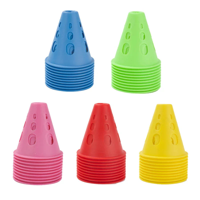 Aerofoot™ Hollow Windproof Training Cones – Durable Markers for Skating, Football, Rugby & Multi-Sport Drills
