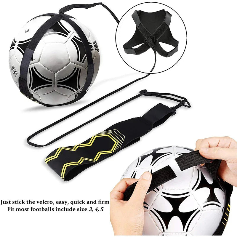 Football Kick Trainer – Hands-Free Solo Practice Belt for Kids & Adults