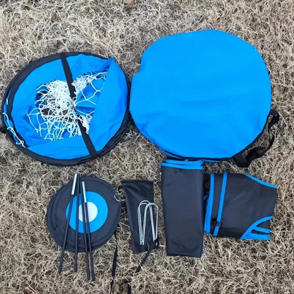 4-in-1 Pop-Up Soccer Goal – Foldable Football Target Net for Indoor/Outdoor Training