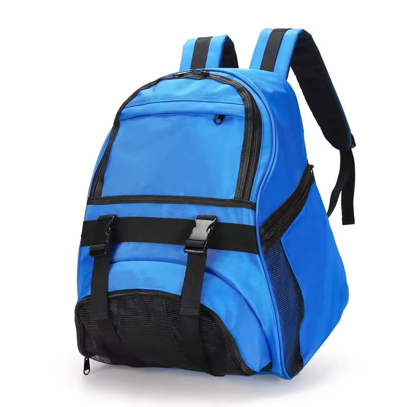 Multi-Sport Football Backpack – Large Capacity Equipment Bag with Ball Holder & Shoe Compartment